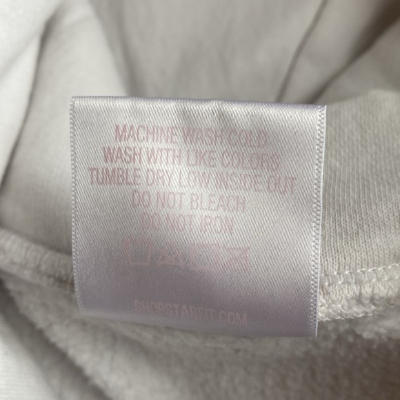 Starfit White Hoodie with Pink Smiley large - Picture 5 of 5